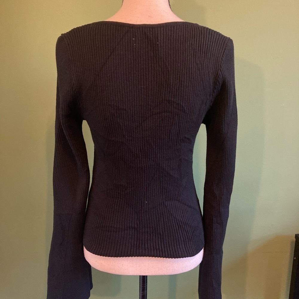Hollister Ribbed Square Neck Sweater - Picture 3 of 7